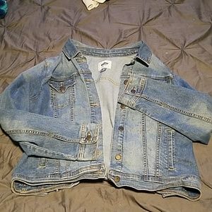 Old navy light wash jean jacket